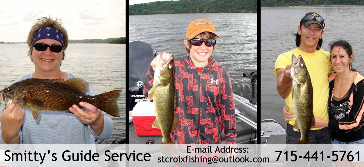 photos fishing guide St. Croix River