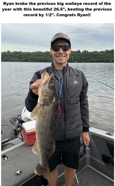 big walleye guide st. Croix Wisconsin